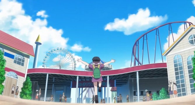 Amusement park pool