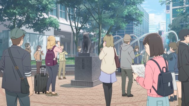 Meeting at the Hachiko Statue