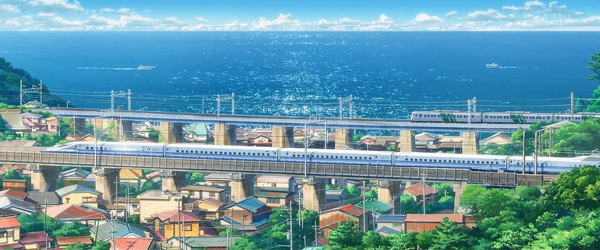 Journey on a Railway Bridge