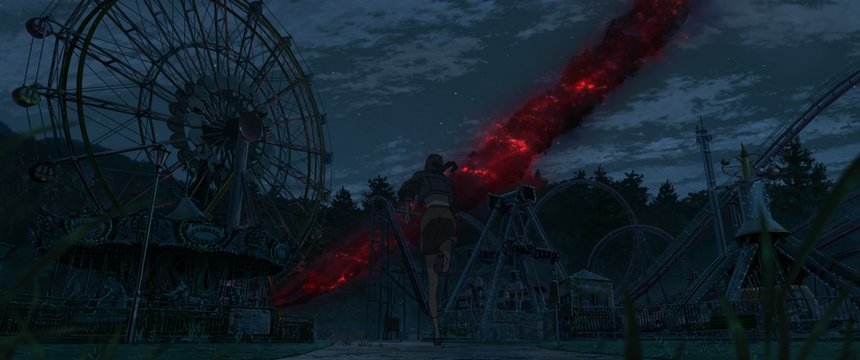 Ferris wheel at the abandoned amusement park