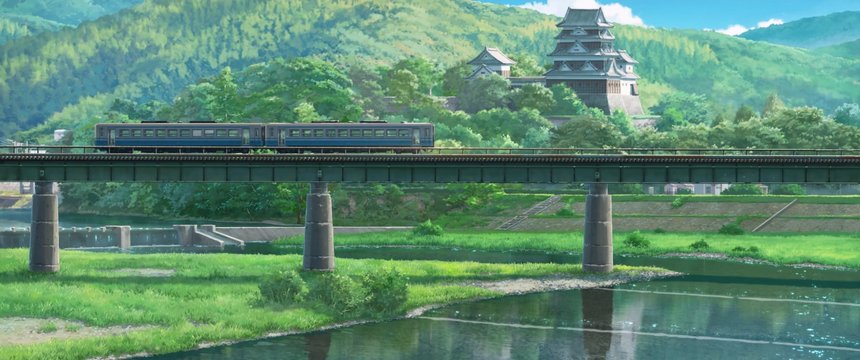坂道からの眺め