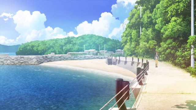 Path beside Ogijima fishing port