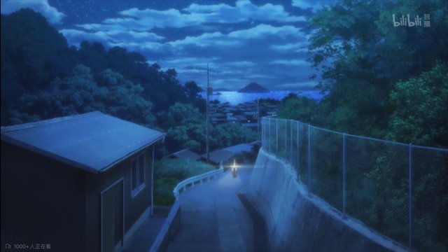 The protagonist's way home from the cafeteria