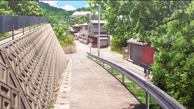神社隣りの集会所の外観