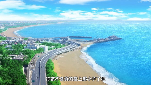 Distant view of Kamakura from coastal highway