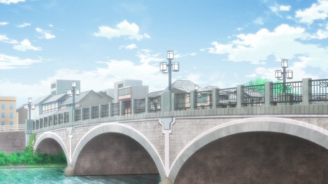 橋の上の夜と心の内