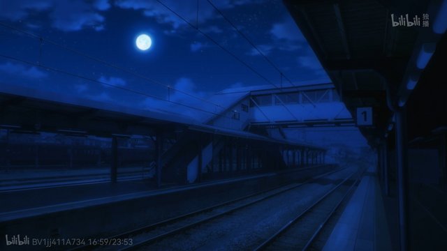 放学后失眠的你 - 站台上的温馨一幕