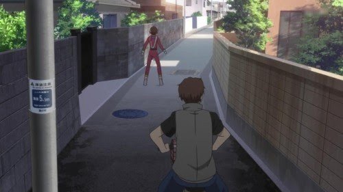 泥棒を追いかけるシーン4