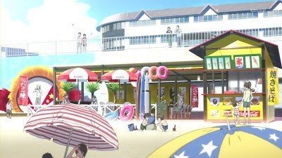 紗羽がバイトする海の家