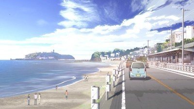 OPの海岸道路