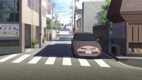 泥棒を追う坂道