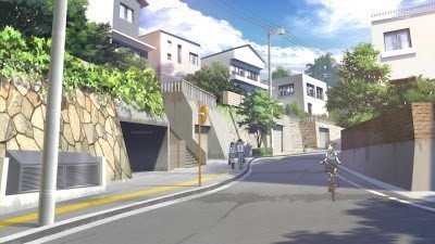 Wakana cycling downhill