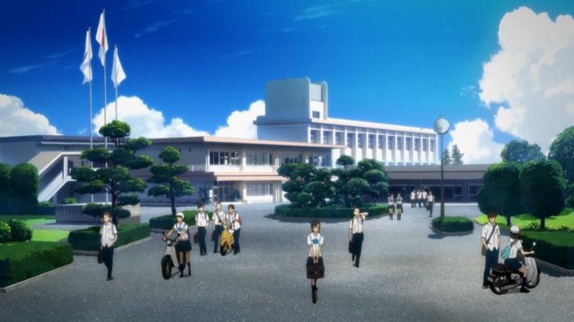 Central Tanegashima High School gate