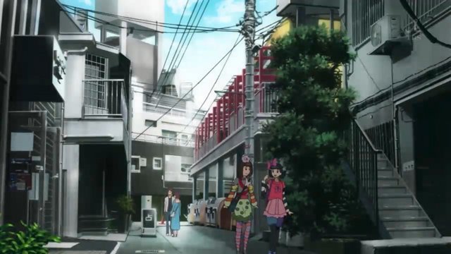 賑やかな商店街