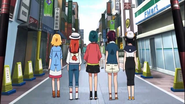 In front of a convenience store