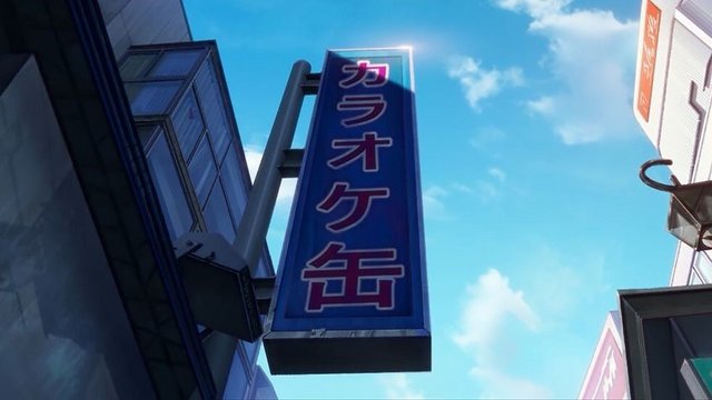 Encounter in front of the karaoke shop