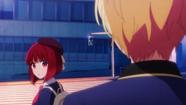 Conversation in front of the drugstore