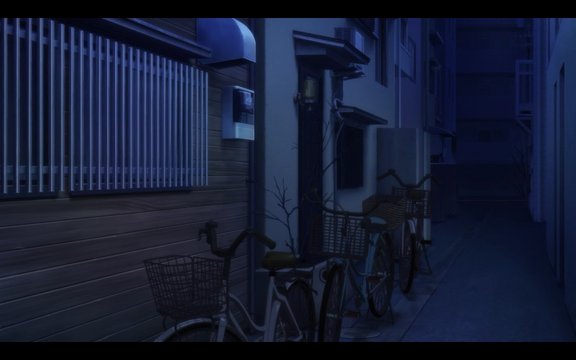Back Alley Night View