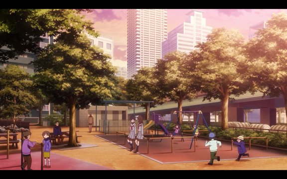 Evening park tension