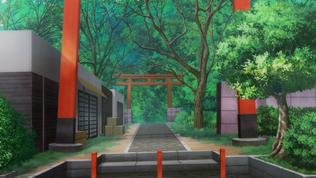 淡嶋神社の鳥居入口