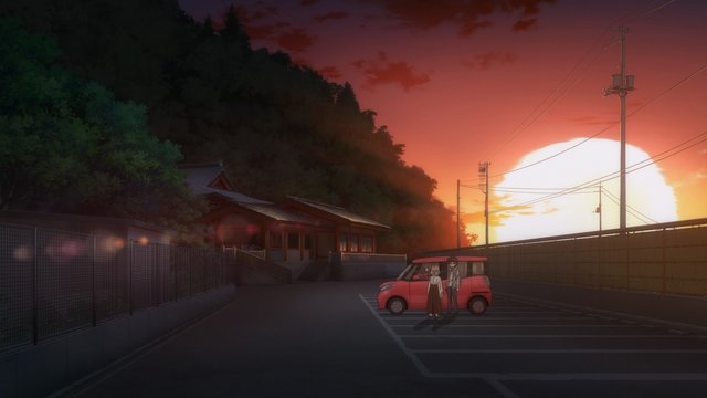 神社の駐車場
