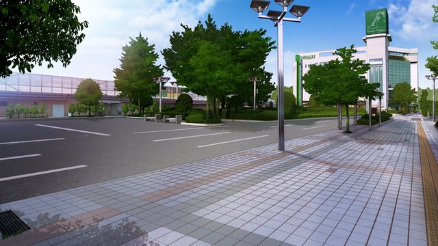 JR Maebashi Station Forecourt