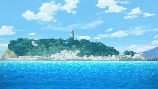 Coastal Parking Lot and Island