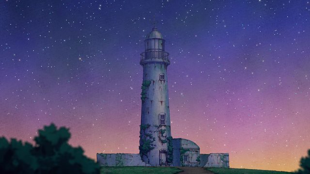 星屑テレパス：灯台の海岸での出会い