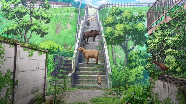 Agano Station's Steps (fictional name)