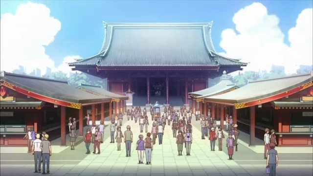 Senso-ji Temple visit scene