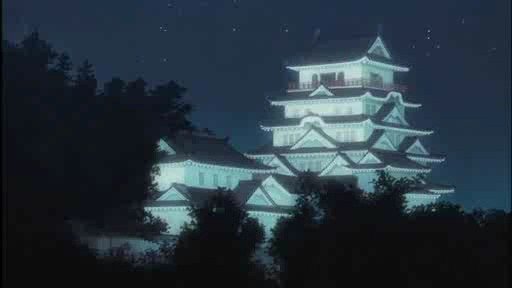 福山城的夕阳