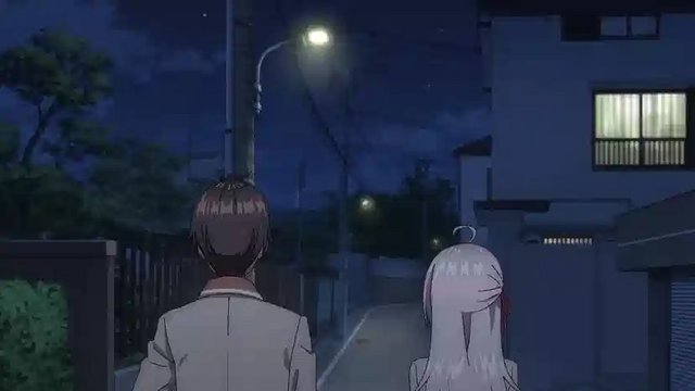 In Front of the Off-Campus Supermarket