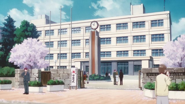 Final episode in front of the school gate