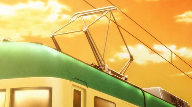 Train ride on the Enoshima Electric Railway