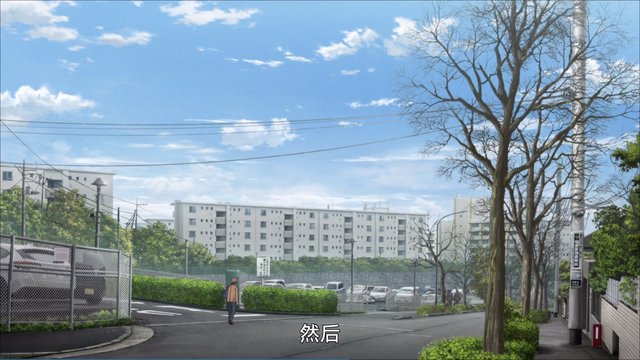 Meeting in front of Den'en Aoba Houses
