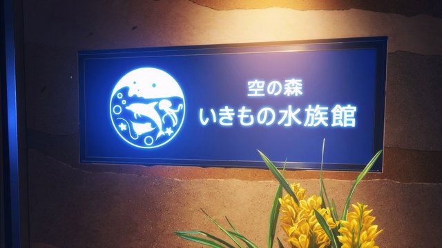 Conversation by the jellyfish tank