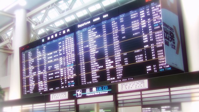 Airport Flight Information Display