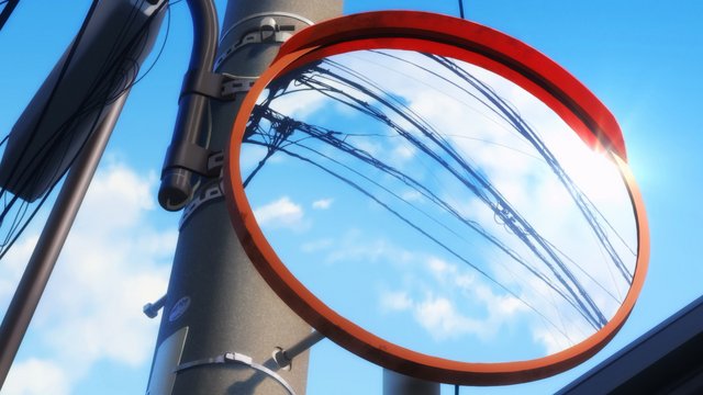 Turning Point at the Traffic Mirror