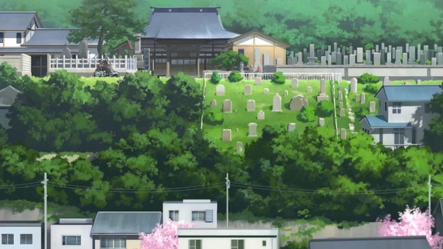 Scene at the gate of Jizō-ji