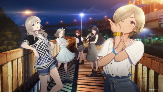Footbridge scene