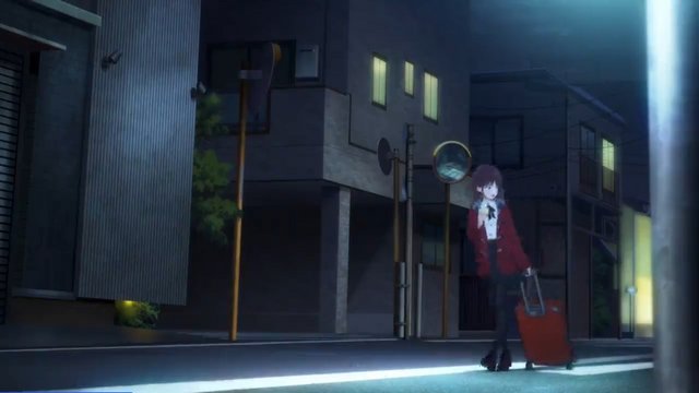 Suitcase-dragging intersection in Episode 1