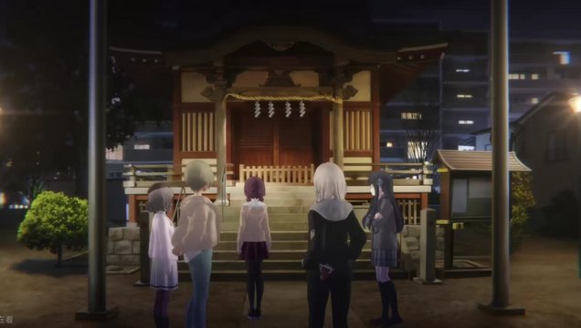 Main shrine hall in the final episode