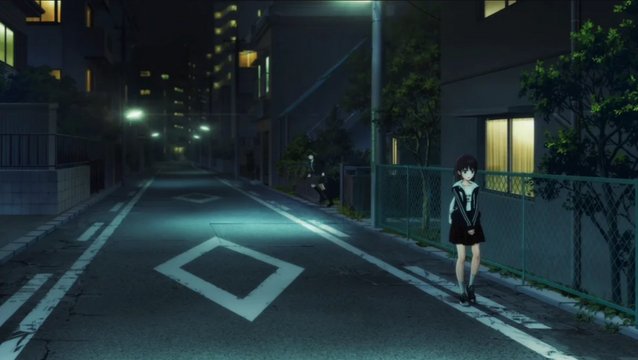 Street in front of Momoka's house