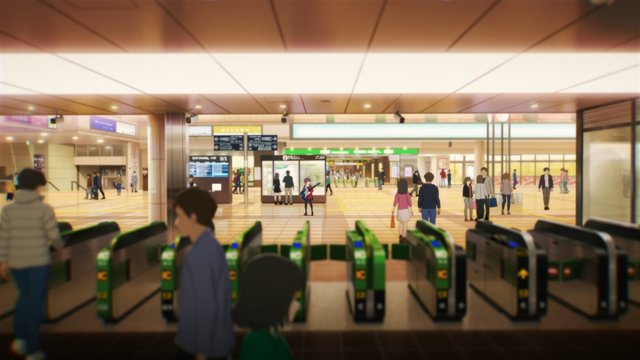 Inside JR Kawasaki Station Central South Gate