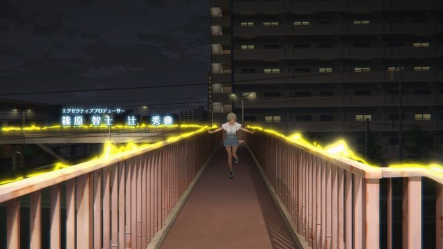 Girl on the Footbridge