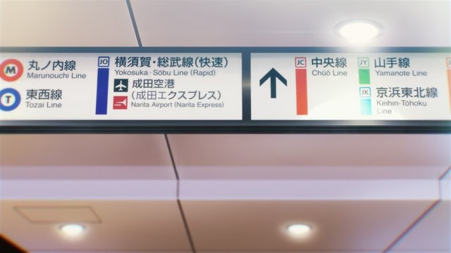 Sign at Tokyo Station South Exit