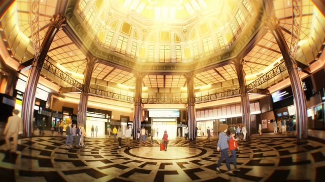 Marunouchi South Exit Rotunda scene
