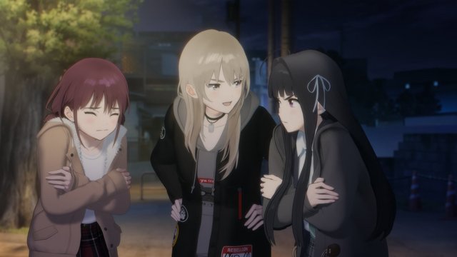 Nighttime Pause at the Torii Gate
