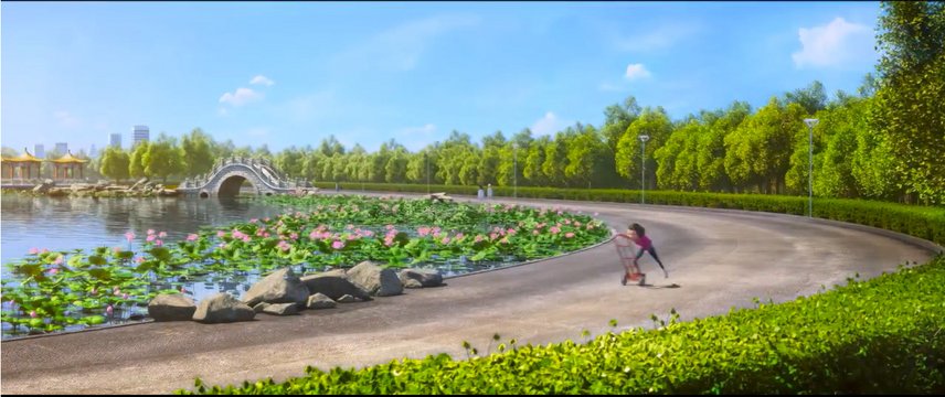 Lotus Pond Scene