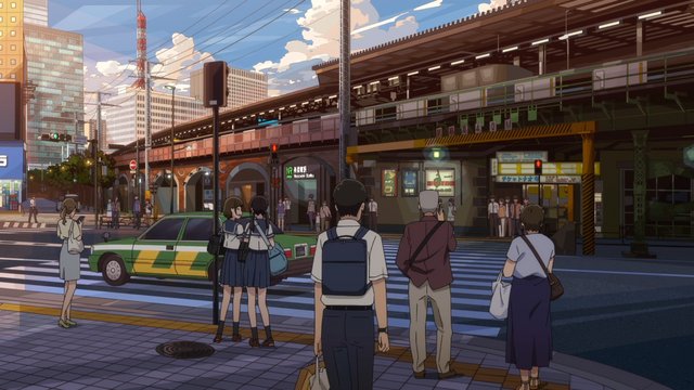 Busy station square